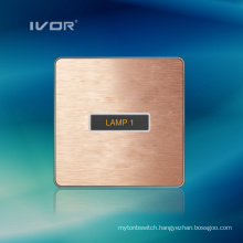 1 Gang Lighting Switch Touch Panel Aluminum Alloy Material (AD-ST1000L1)